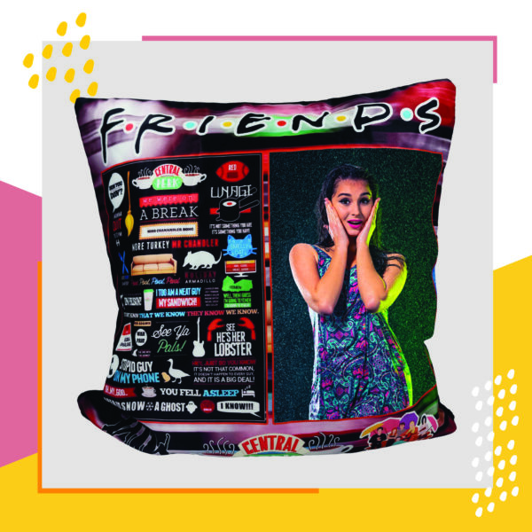 Best Friends Photo Cushion – Customized Friendship Gift