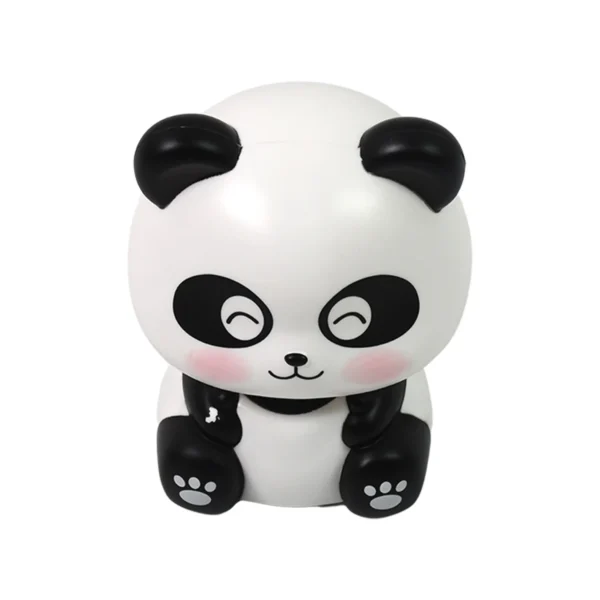 Solar-Powered Panda Car Decoration – Adorable Moving Head Statue