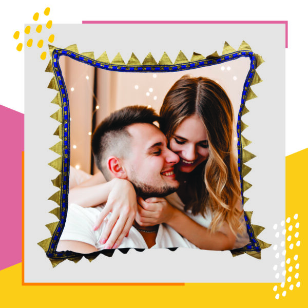 Pattern Design Custom Photo Cushion – Personalized Home Decor