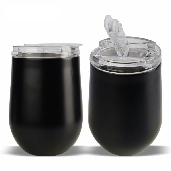 Steel Coffee Tumbler/ Wine Flask with Lid Capacity: 250 ml
