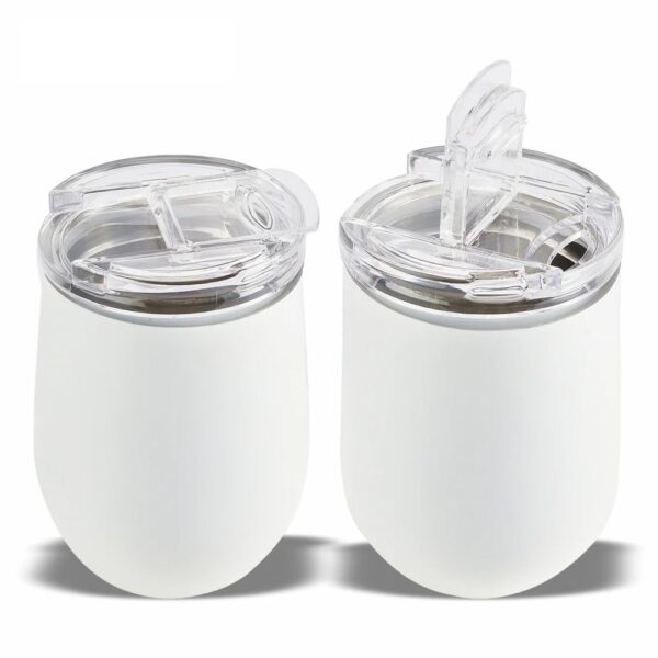 Steel Coffee Tumbler/ Wine Flask with Lid Capacity: 250 ml