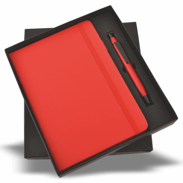 Red Elastic Pen & Diary
