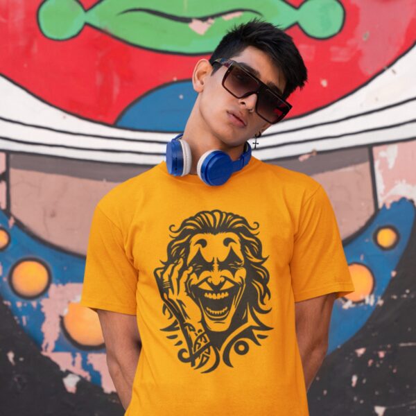 Joker Unisex T-Shirt – Villain Clown Face Graphic Tee