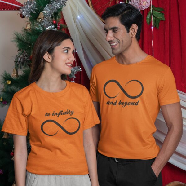 To Infinity & Beyond Couple T-Shirt – Love That Lasts Forever Tee