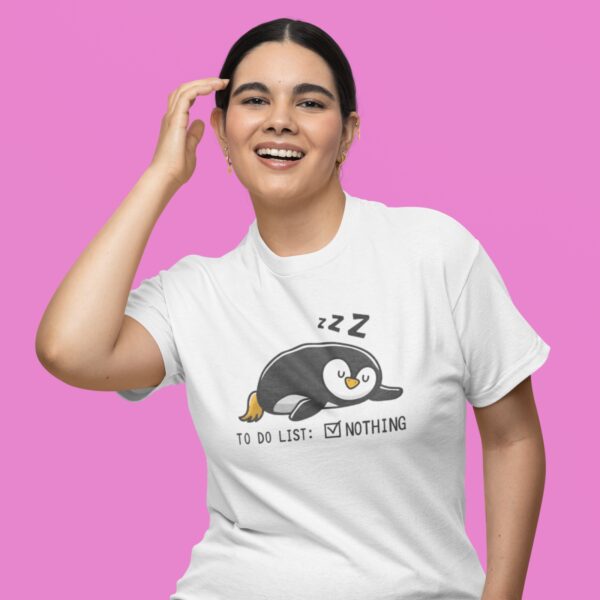 To-Do List: Nothing T-Shirt – Funny Lazy Day Tee