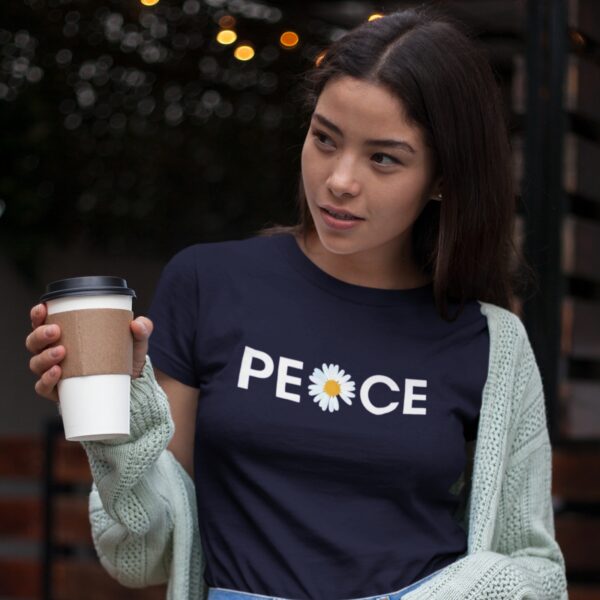 Peace Symbol Unisex T-Shirt – Minimalist Streetwear Tee