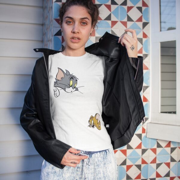 Tom & Jerry Unisex T-Shirt – Classic Cartoon Duo Tee
