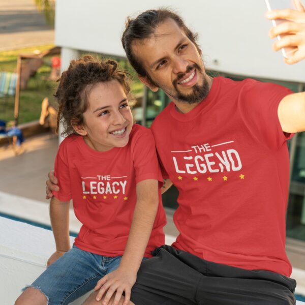 The Legacy & The Legend T-Shirt – Father & Son Generations T-Shirt